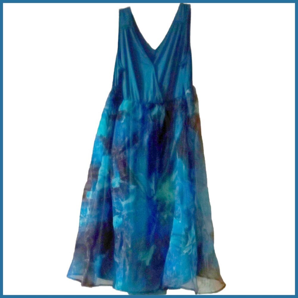 NWT Colorful Party Dress Size 14-16